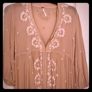 Free People embroidered dress